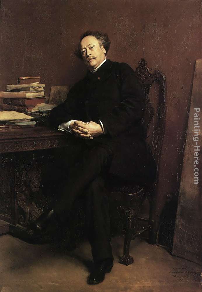 Portrait of Alexandre Dumas, Jr